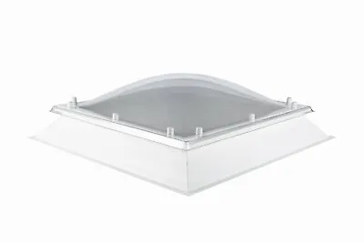 £284 • Buy Coxdome Rooflight Window - Flat Roof Double Glazed Fixed Skylight Dome + Kerb