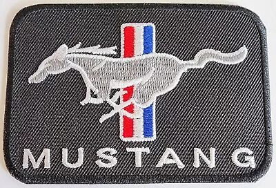 Mustang Automotive Embroidered Iron On Patches  2 1/4 X 3 1/4 • $4.25