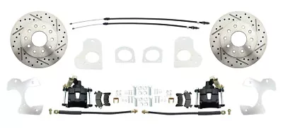 1978-88 G Body Camaro & S-10 Rear Disc Brake Kit D/S Rotors Black PC Calipers • $549