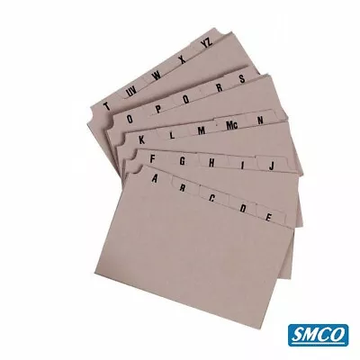 £4.11 • Buy INDEX BOX CARDS A To Z DIVIDER A-Z Buff 6 X 4 Inches 152 X 102mm QConnect BySMCO