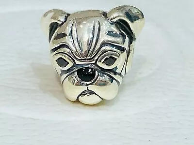 THOMAS SABO Karma Bead Pug Bulldog Dog Cubic Zirconia Karma Bead K0164-691-12 • $135