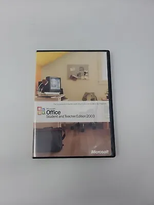 Microsoft Office 2003 Student And Teacher Edition  With Product Key Used • $12.95