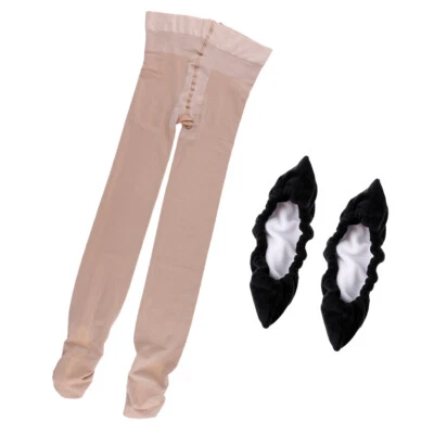 Footed   Ice   Figure   Skating   Tights   Pants   With   High   Elasticity  & • £20.84