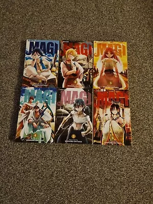 Magi The Labyrinth Of Magic Manga Vols 1 - 6 Bundle • £36.95