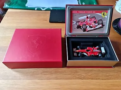 1:43 Hot Wheels Scuderia Ferrari F2003 GA La Storia Michael Schumacher 2003 • £39.99