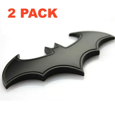 2x 3D Metal Batman Dark Knight Batwing Sticker Decal Emblem Badge Car • $9.95