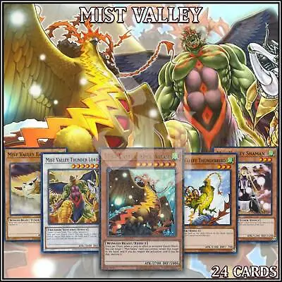 MIST VALLEY DECK 24 | Apex Avian Thunderbird Shaman Thunder Lord HAC1 YuGiOh 🔥 • $5