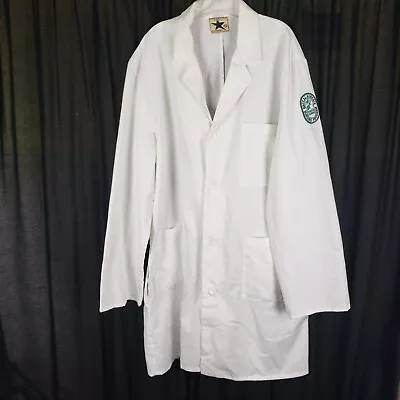 Vintage Star Hussen Baccalaureate Nursing Program Dr. Lab Coat White Mens Sz XL • $99.99