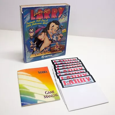 Leisure Suit Larry 5 V Passionate Patti PC MS-DOS Big Box Game DOS 5.25  • £14.99