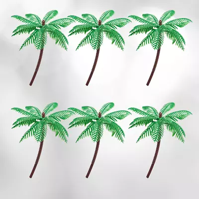 6 Pc-Large Tree Cake Cupcake Food Decoration Topper (6 Inch) • $3.99
