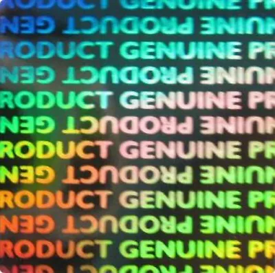 100 To 1000 GP75 .75  Square Tamper Evident Hologram Product Protection Stickers • £9.59