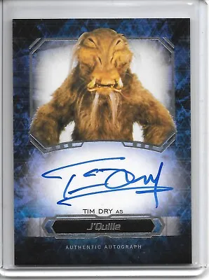 2016 Star Wars Masterwork TIM DRY AS J'QUILLE ON CARD AUTO AUTOGRAPH!! • £19.29