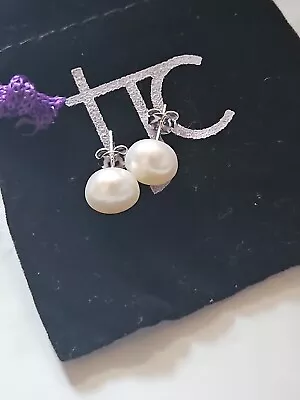 QVC 925 Sterling Silver Diamonique  Earrings..... • £16.99