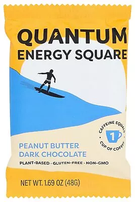 Quantum Energy Squares  Energy Bar Peanut Butter Dark Chocolate   1.69 Oz • $2.63
