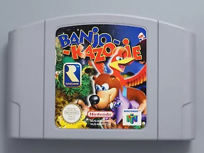 Banjo Kazooie For Nintendo 64 N64 *100% GENUINE* CART ONLY Aust. Seller • $42.95