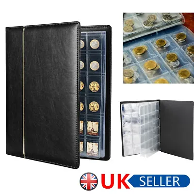 250 Album Penny Coin Money Storage Book Case Folder Holder Collection Collecting • £11.89