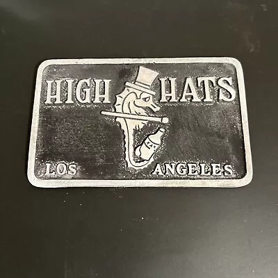 *SUPER RARE* High Hats Los Angeles Car Club Plaque No Reserve • $22.50