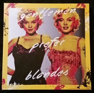 Marilyn Monroe  Gentlemen Prefer Blondes  12x12 Canvas Print Wall Art Decor 2015 • $24.99