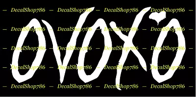 OVOXO -  Drake - The Weeknd - YMCMB - Crooks - Vinyl Die-Cut Peel N' Stick Decal • £4.38