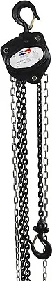 1000kg 4mtr Chain Block Lifting Tackle Crane Hoist Manual Gantry Hand Pulley • £101.32