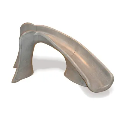 S.R.Smith 698-209-58123 Cyclone Right Curve Swimming Pool Slide Sandstone 4' • $1677.99