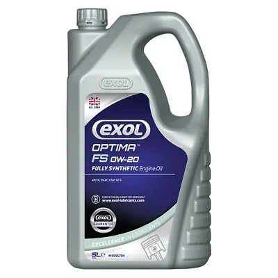 £29.99 • Buy Exol Fully Synthetic Fuel Efficient 0w20 5ltr For The Latest Toyota Engines 