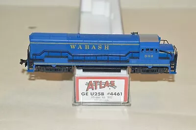 N Scale Atlas Wabash RR GE U25B Locomotive Train MISSING FRONT COUPLER • $13.50