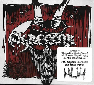 AGRESSOR-THE ARRIVAL-DOUBLE DIGIPAK-loudblast-massacra-death-thrash-metal • $19.88