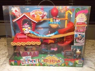 Mini Lalaloopsy Silly Fun House Park Playset Roller Coaster Doll Sealed New • $149.99