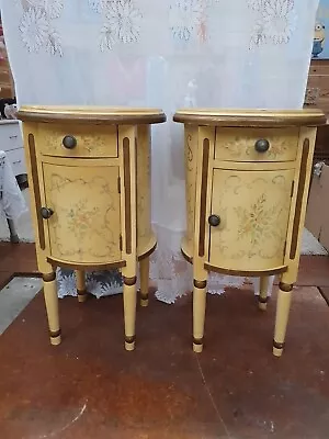 Vintage Country Style Painted Bedside Tables • $300