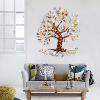Metal Tree Wall Sculpture Gold Tree Home DecorTree Of Life • $84.06