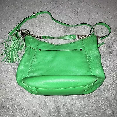 MICHAEL KORS PALM GREEN Leather Hobo Shoulder Bag Purse • $64.99