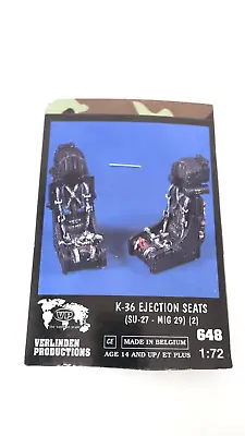 Verlinden 1/48 Zvezda K-36dm Ejection Seats For Su-27 / Mig-29 (2 Seats) 648 • $24.99