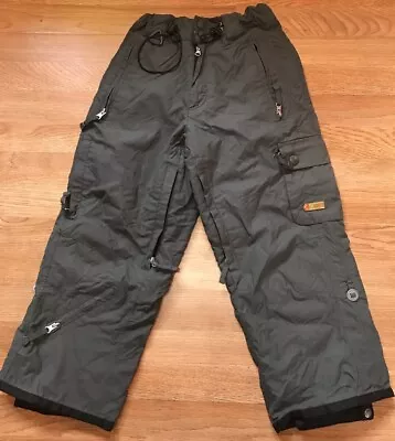 Liquid Boardwear Venture Mtn Series Teen Sz M Ski Pants Snowboard Insulated Grey • $24