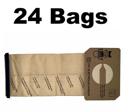 24 Bags For Electrolux Style U Hypo Allergen Upright Vacuum Bags • $22.27
