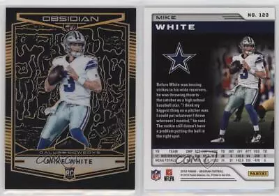 2018 Panini Obsidian Electric Etch Orange /50 Mike White #123 Rookie RC • $6.29