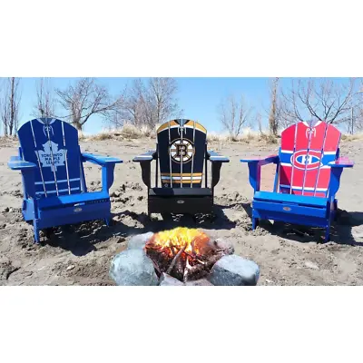 Resin NHL Adirondack Chair | All Weather Outdoor Chair | Home & Away Colors • $489