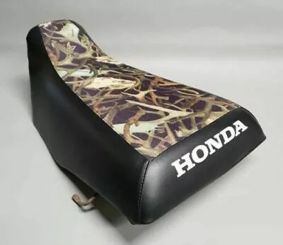 $37.95 • Buy HONDA TRX300 Fourtrax Seat Cover In HORNZ & BLACK Camo Marine Grade Skin  (ST)
