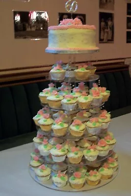 7-Tier Acrylic Circular Cupcake / Cake Stand • £14.99