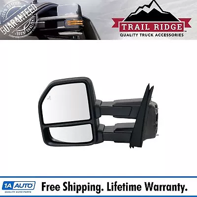 Trail Ridge Towing Mirror Power Heater Folding Signals BSM Checkered LH For F150 • $235.49