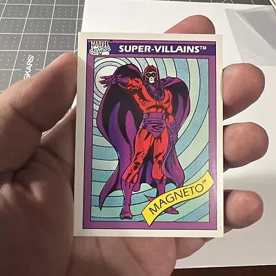 1990 Marvel Universe Rare Toy Biz Magneto PROMO Card MAG1 • $5