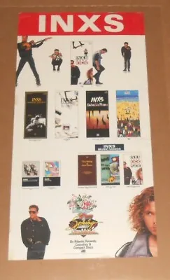 INXS Spring For New Music PromoPoster Michael Hutchence (album Covers) • $22.95