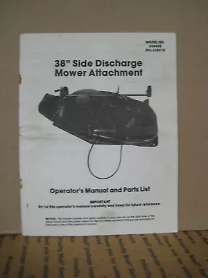 Gilson Montgomery Ward 38  Side Discharge Mower Attachment 63640B GIL-33897B  • $19.95