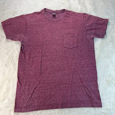 Velva Sheen MFG Co.  Mens Large Red Short Sleeve T-Shirt -  Made In USA • $19.88