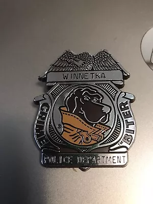 McGruff The Crime Dog Winnetka IL Police Plastic Pinback Badge. 90’s Vintage. • $3