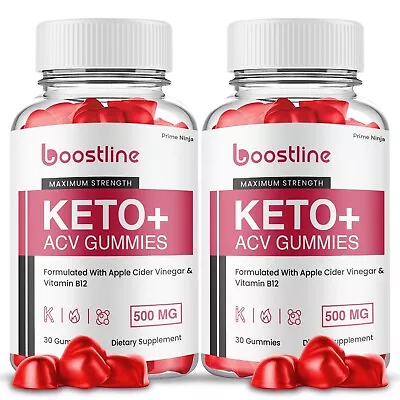 Boostline Keto ACV Gummies Boost Line ACV Max Strength Gummies (2 Pack) • $44.85