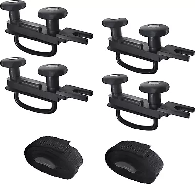 Universal Roof Box U-Bolt Clamps Cargo Carrier Roof Rack Bracket Kit Van Mounti • $29.35