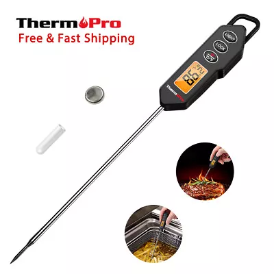 ThermoPro TP01HW Digital Meat Thermometer With Long Probe For BBQ Cooking &Candy • $11.99