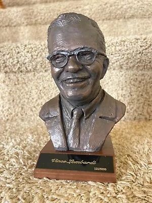 Vince Lombardi Bronze Bust Statue Number 121 Of 5000 • $85