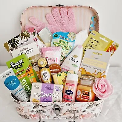 Womens Gift Hamper PAMPER Spa Box For Her Birthday Present Personalised Wellness • £43.55